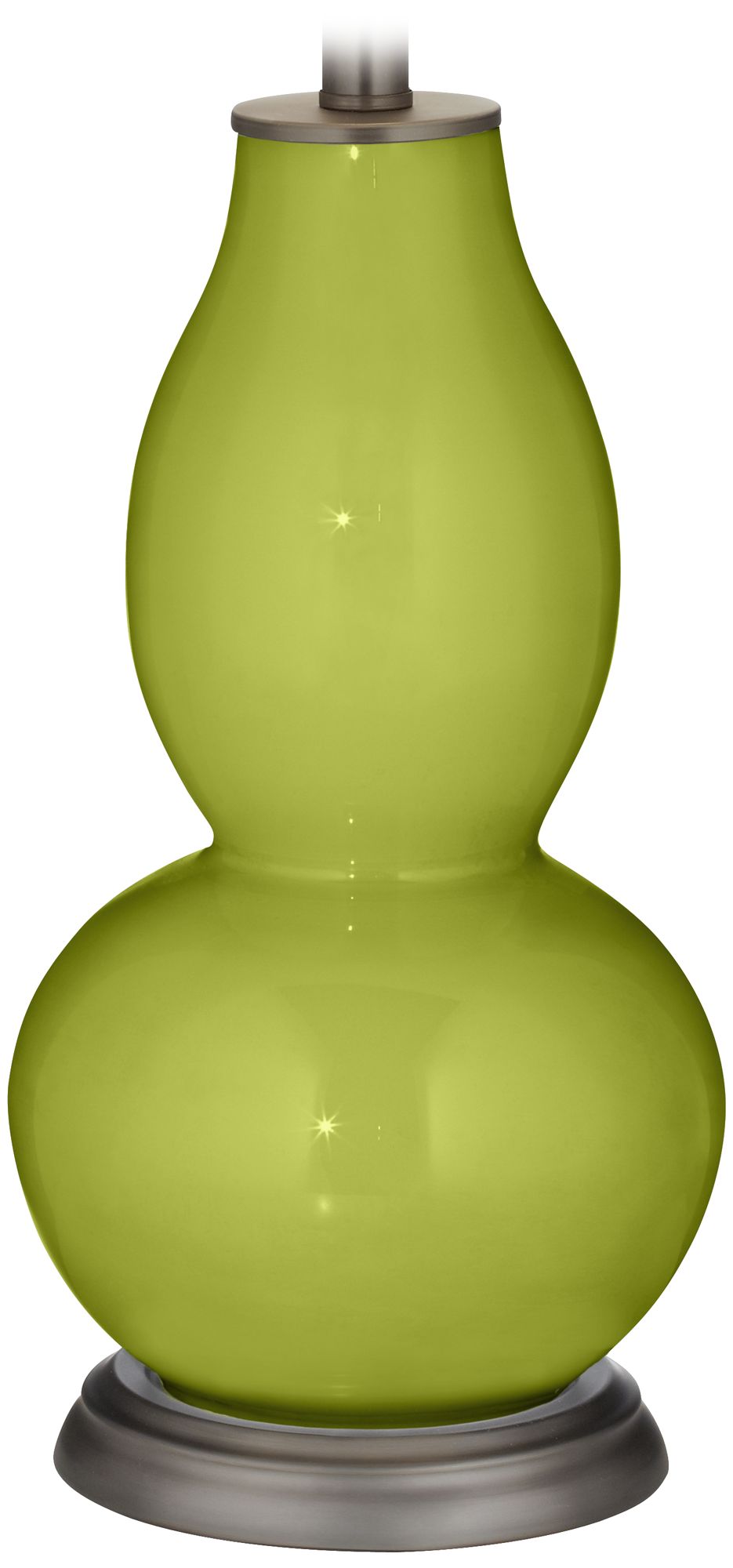 Color Plus Double Gourd 28 3/4" High Parakeet Green Table Lamp