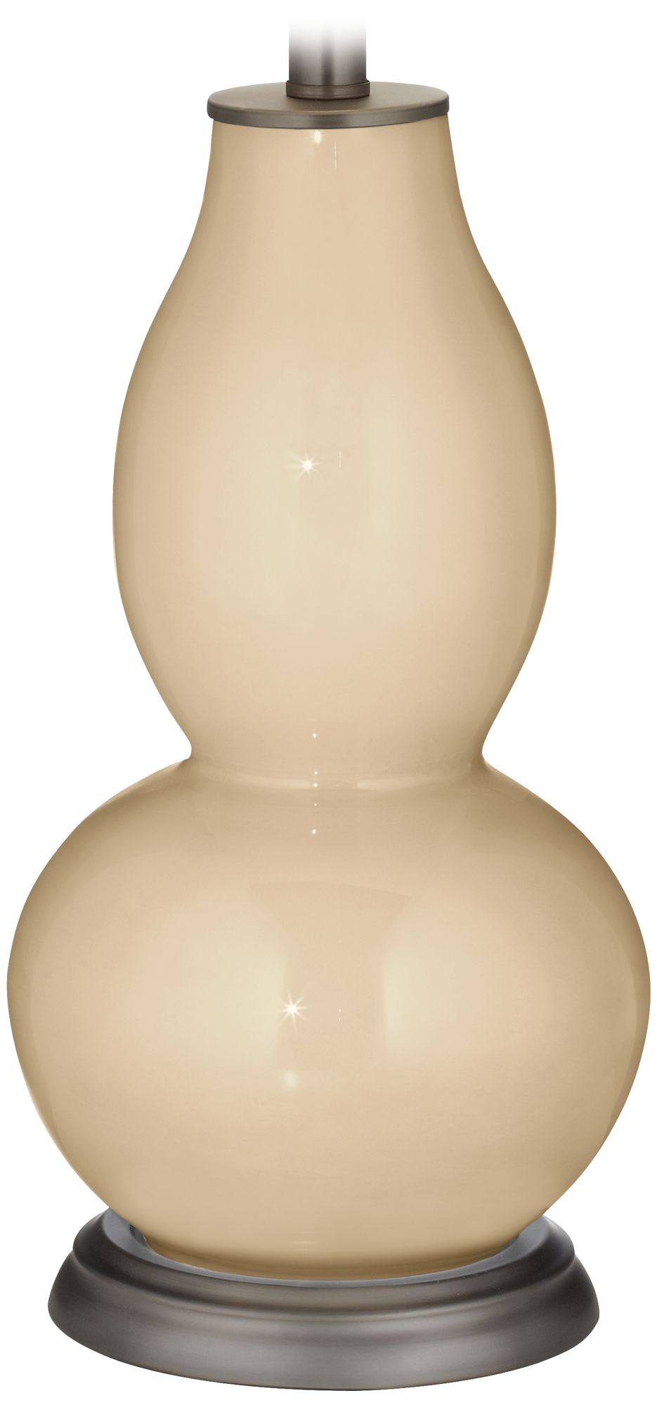 Color Plus Double Gourd 28 3/4" Colonial Tan Table Lamp