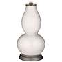 Color Plus Double Gourd 28 3/4" High Smart White Table Lamp