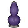 Color Plus Double Gourd 28 3/4" Izmir Purple Table Lamp