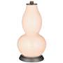 Linen Pink Double Gourd Table Lamp