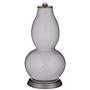 Swanky Gray Double Gourd Table Lamp
