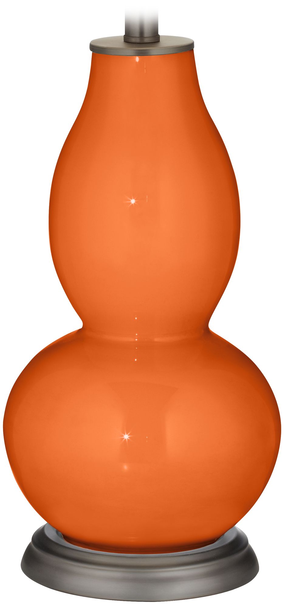 Color Plus Double Gourd 28 3/4" Invigorate Orange Table Lamp