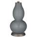 Software Gray Rose Bouquet Double Gourd Table Lamp