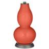 Koi Mosaic Giclee Double Gourd Table Lamp by Color Plus