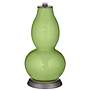 Color Plus Double Gourd 29 1/2&quot; Rose Bouquet Lime Rickey Green Lamp