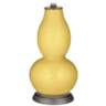 Color Plus Double Gourd 29 1/2&quot; Rose Bouquet Daffodil Yellow Lamp