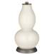 Color Plus Double Gourd 29 1/2&quot; Rose Bouquet West Highland White Lamp