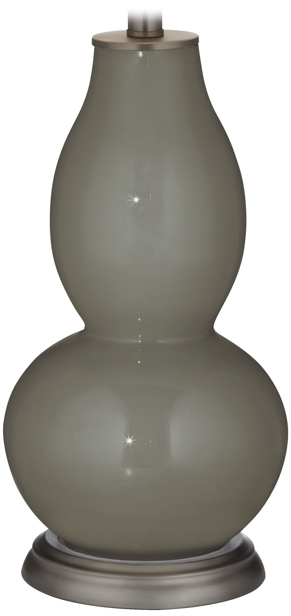 Gauntlet Gray Rose Bouquet Double Gourd Table Lamp