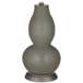 Color Plus Double Gourd 29 1/2&quot; Rose Bouquet Gauntlet Gray Table Lamp