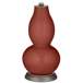 Madeira Rose Bouquet Double Gourd Table Lamp