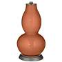Robust Orange Mosaic Giclee Double Gourd Table Lamp
