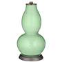 Color Plus Double Gourd 29 1/2&quot; Rose Bouquet Flower Stem Green Lamp