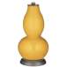 Goldenrod Rose Bouquet Double Gourd Table Lamp