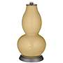 Color Plus Double Gourd 29 1/2&quot; Rose Bouquet Humble Gold Lamp