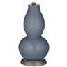 Color Plus Double Gourd 29 1/2&quot; Rose Bouquet Granite Peak Table Lamp