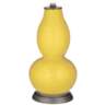 Lemon Zest Gardenia Double Gourd Table Lamp