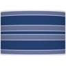 Color Plus Ovo 28 1/2&quot; Bold Stripe Shade Monaco Blue Table Lamp