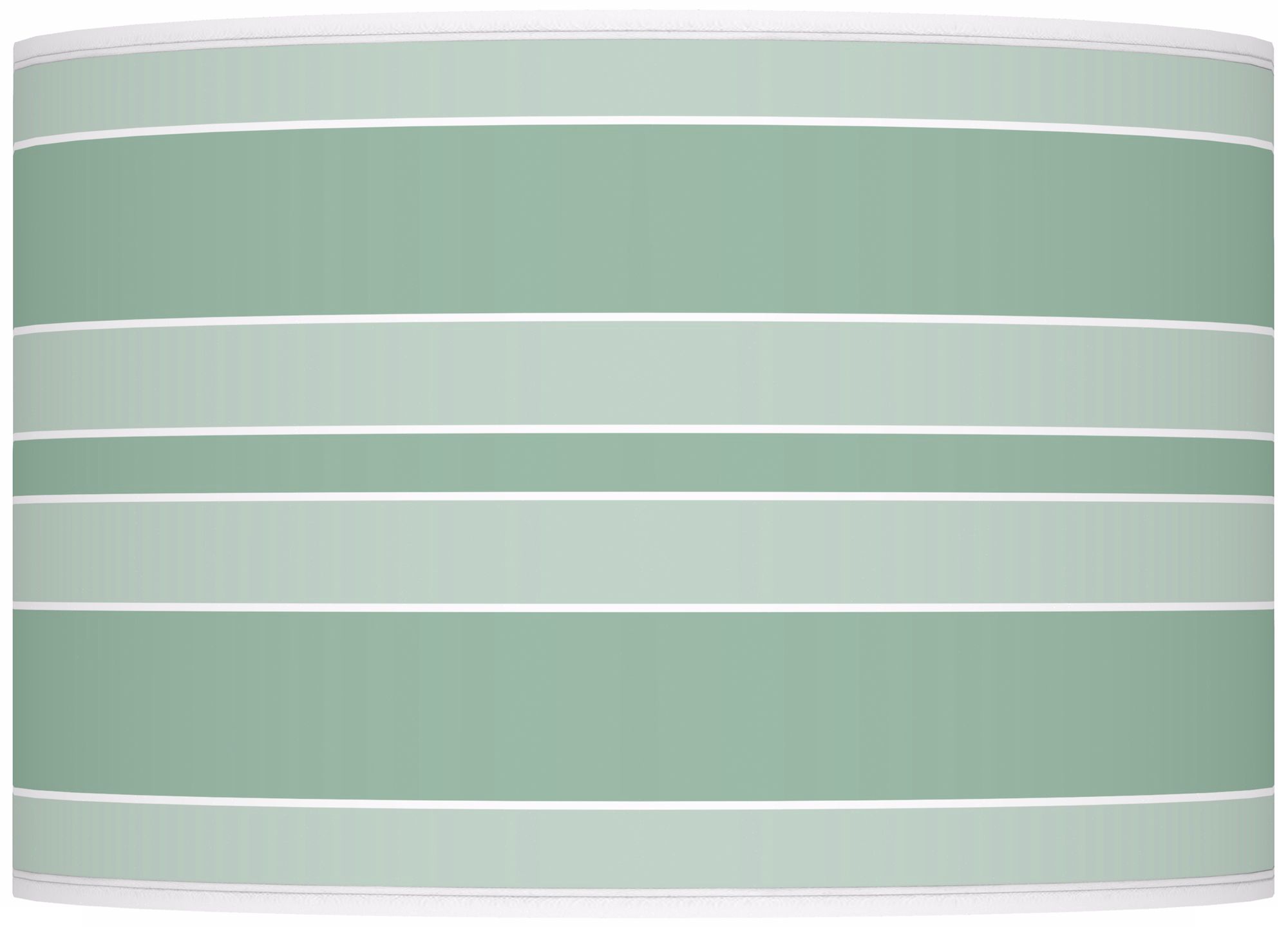 Color Plus Ovo 28 1/2" Bold Stripe Shade Grayed Jade Green Table Lamp