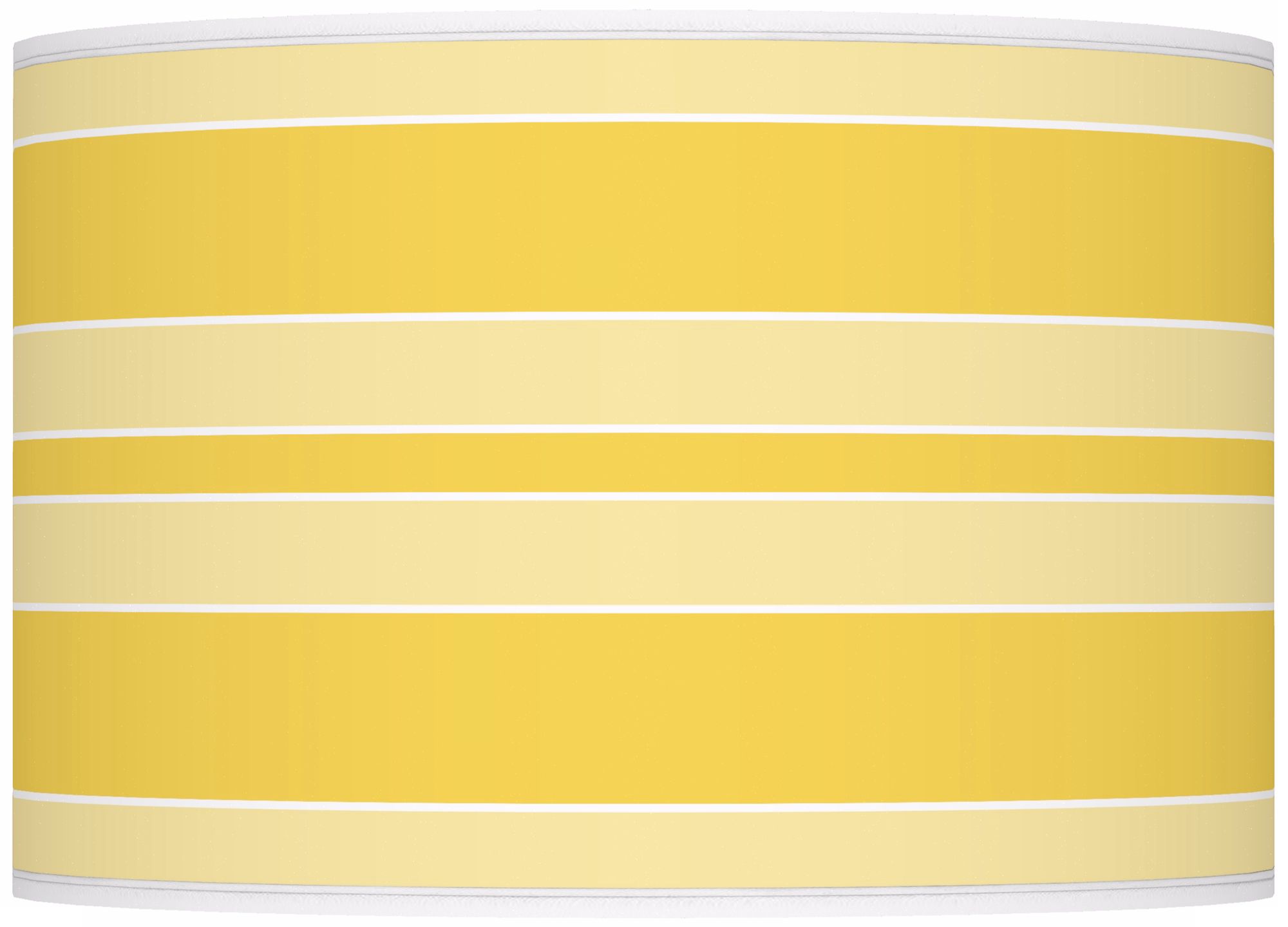 Color Plus Ovo 28 1/2" Bold Stripe Shade Lemon Zest Yellow Table Lamp