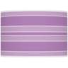 Color Plus Ovo 28 1/2&quot; Bold Stripe African Violet Purple Table Lamp