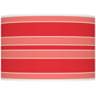 Color Plus Ovo 28 1/2&quot; Bold Stripe Shade Poppy Red Table Lamp