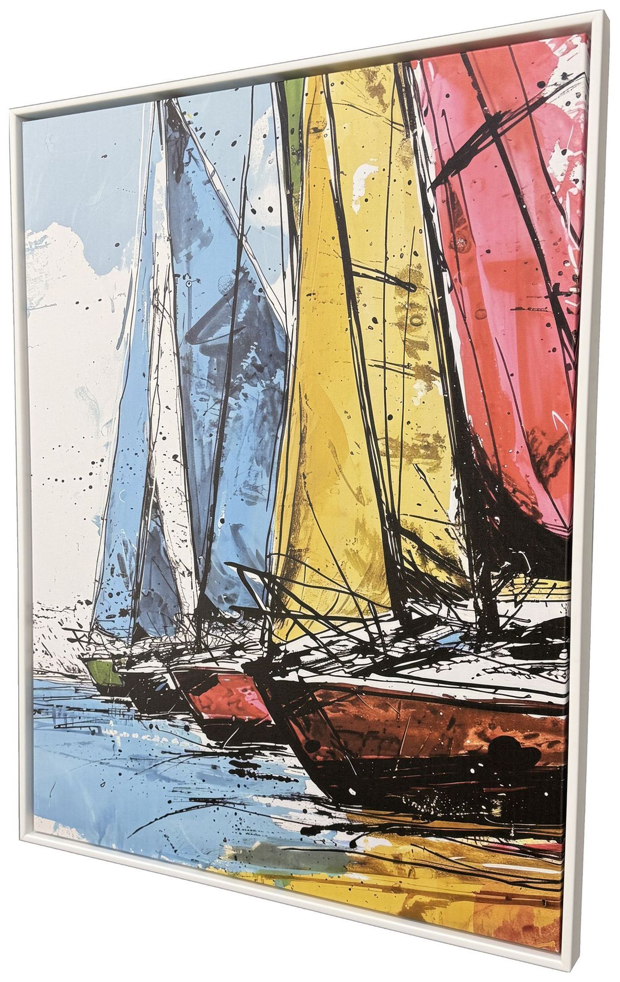 Image 2 Yacht Racing Sport Canvas more views