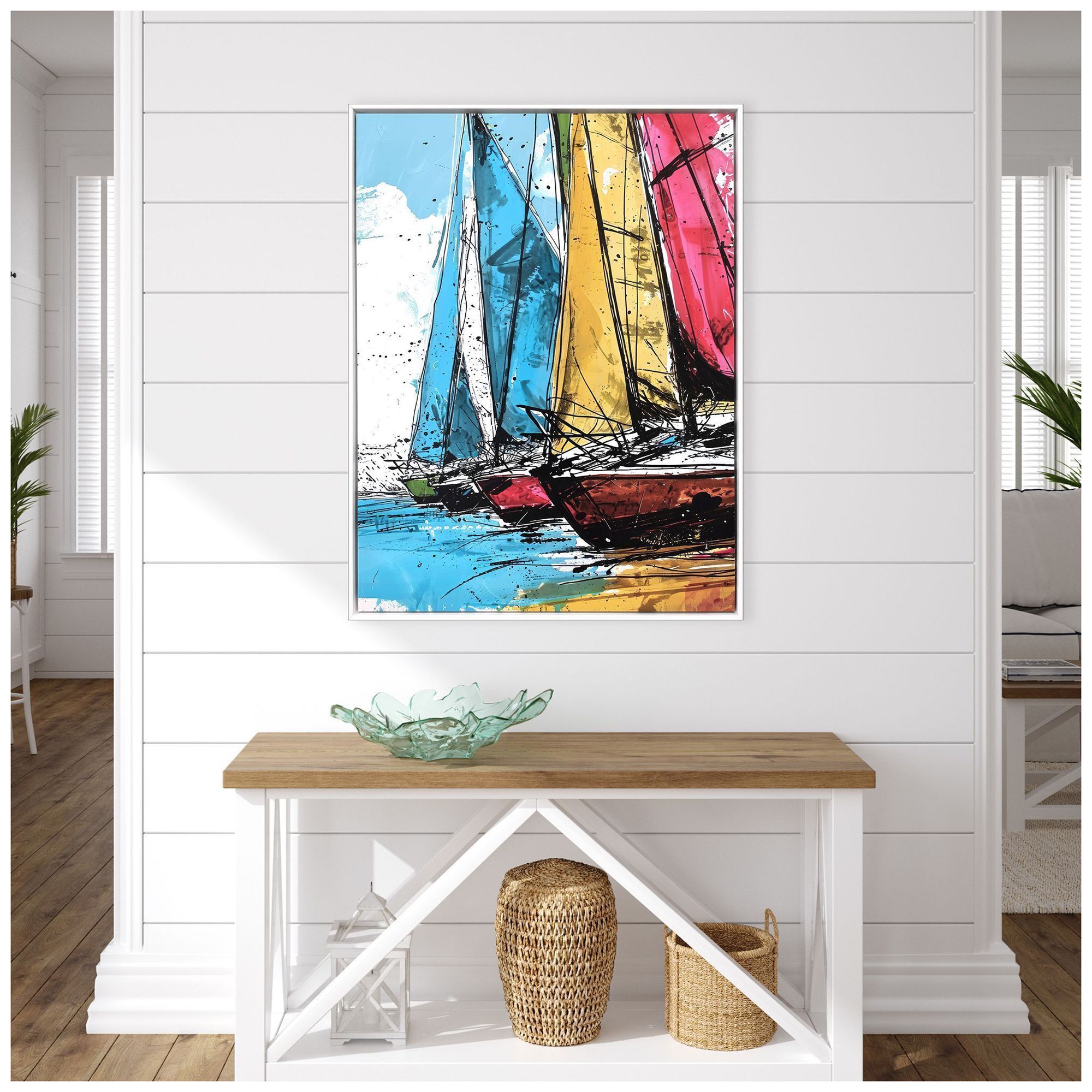 Image 4 Yacht Racing Sport Canvas more views