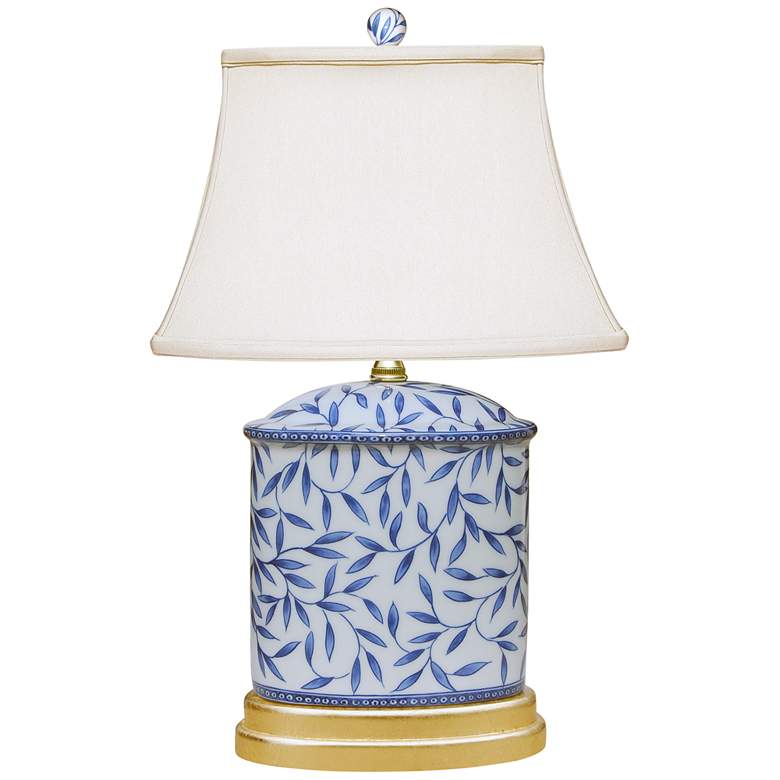 Image 2 Yangtze 19 1/2"H Blue and White Porcelain Accent Table Lamp
