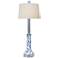 Yangtze Blue and White Porcelain Candle Table Lamp