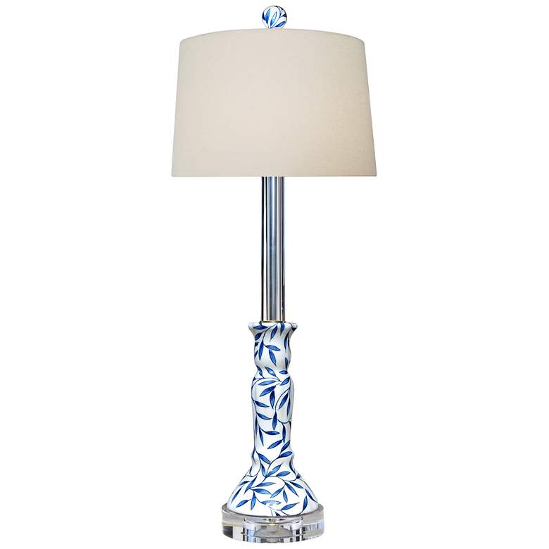 Image 1 Yangtze Blue and White Porcelain Candle Table Lamp