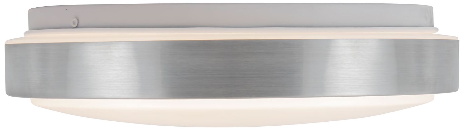 Image 3 Yanis 12-in Brushed Nickel dimmable LED Flush Mount more views