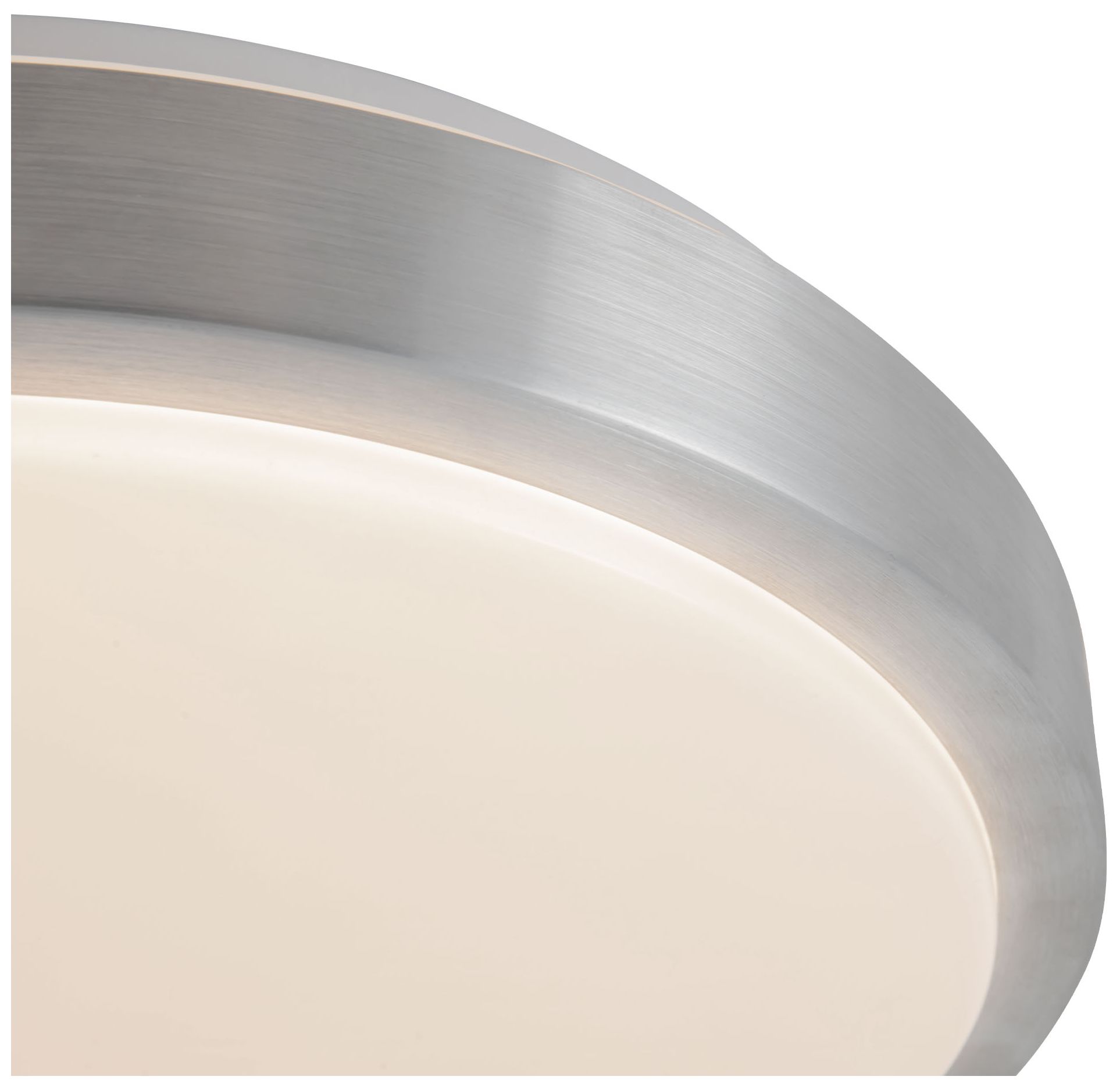 Image 5 Yanis 12-in Brushed Nickel dimmable LED Flush Mount more views