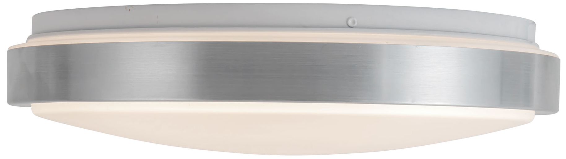 Image 3 Yanis 16-in Brushed Nickel dimmable LED Flush Mount more views