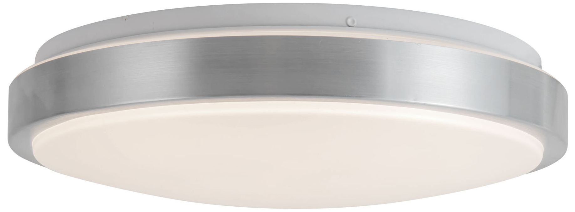 Image 4 Yanis 16-in Brushed Nickel dimmable LED Flush Mount more views
