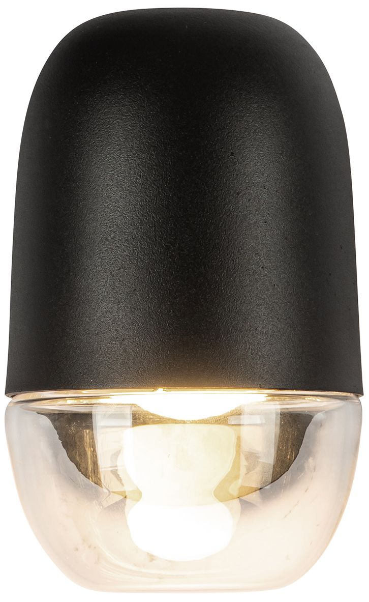 Image 3 Yara 4-in 1 Light Black/Clear Glass Integrated LED Outdoor Wall 9W Kuzco more views