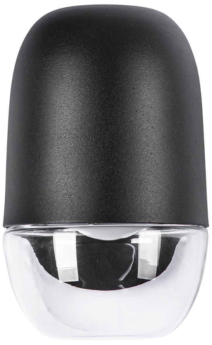 Image 4 Yara 4-in 1 Light Black/Clear Glass Integrated LED Outdoor Wall 9W Kuzco more views