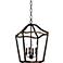 Yarmouth 14 3/4" Wide 5-Light Aged Brass Foyer Pendant