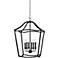 Yarmouth 20 1/4" Wide 6-Light Forged Iron Lantern Pendant