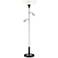 Yarrow Light Blaster™ LED Torchiere Lamp with Reading Arms