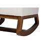 4_Yashiya Off-White Boucle Fabric Rocking Chair more views