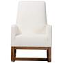 6_Yashiya Off-White Boucle Fabric Rocking Chair more views
