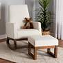 1_Yashiya Off-White Fabric 2-Piece Rocking Chair Ottoman Set