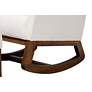 4_Yashiya Off-White Fabric 2-Piece Rocking Chair Ottoman Set more views
