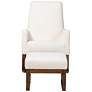 6_Yashiya Off-White Fabric 2-Piece Rocking Chair Ottoman Set more views
