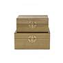 Yasmeen Bronze &amp; Gold Nesting Boxes - Set of 2