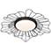 Yasmin 23 5/8" Wide Natural Black LED Flush Mount With Opal Glass