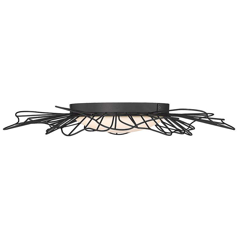 Image 3 Yasmin 23 3/4" Wide Natural Black LED Ceiling Light more views