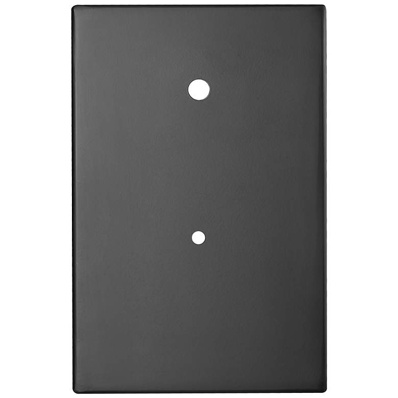 Image 6 Yates 13.75" High 1-Light Outdoor Wall Sconce in Powder Coated Black more views
