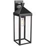 1_Yates 21.75" High 1-Light Outdoor Wall Sconce in Powder Coated Black